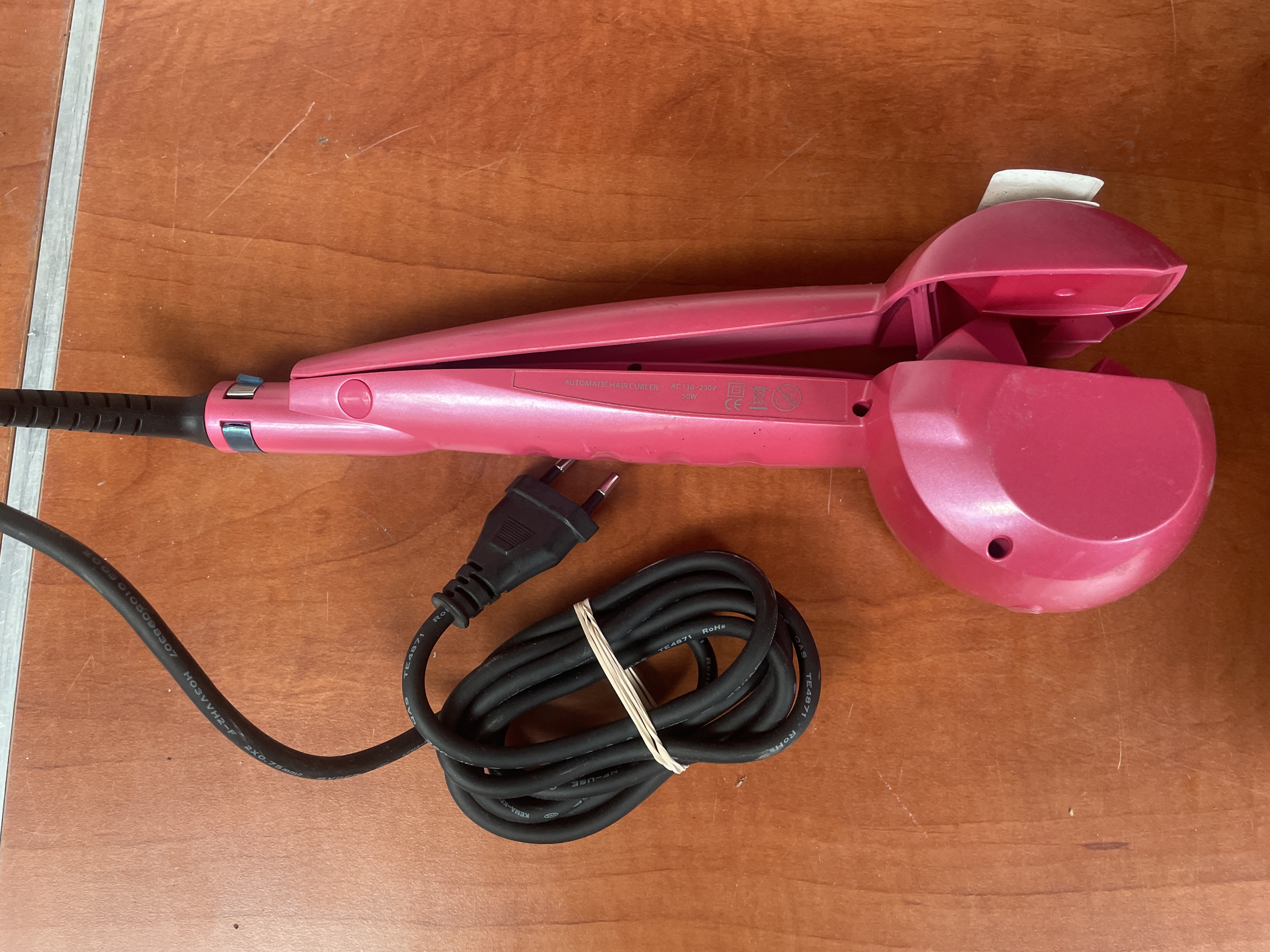 Fer à boucler automatique rose avec écran LCD — photo 3