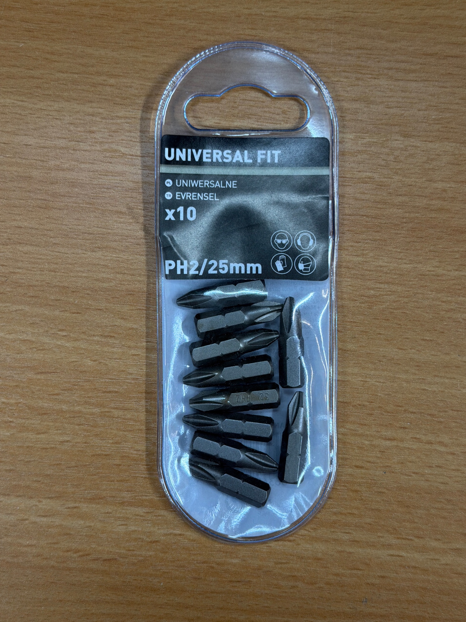 Lot de 10 embouts de vissage Phillips PH2 25 mm - Universal Fit
