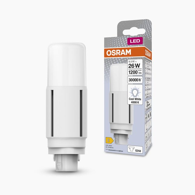 Osram Dulux-D Led 9.5w 1200lm - 840 Blanc Froid | Équivalent 26w