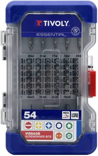 Tivoly coffret de 53 embouts de vissage