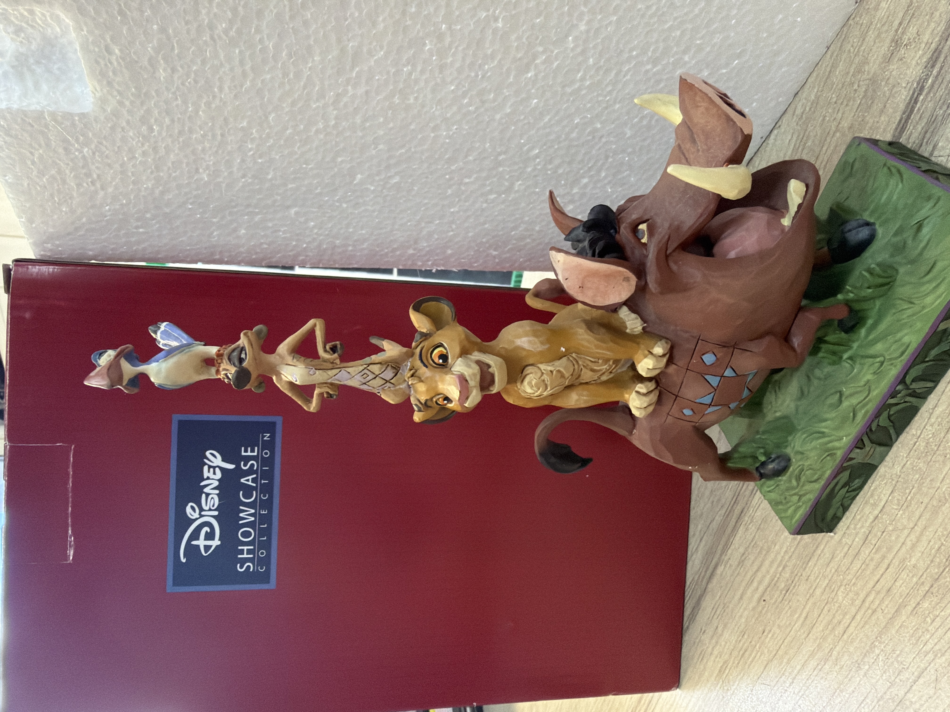 Figurine Le Roi Lion Jim Shore 6005962 Pumbaa Simba Timon