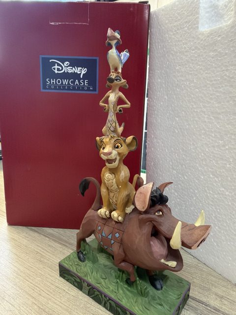 Figurine Le Roi Lion Jim Shore 6005962 Pumbaa Simba Timon
