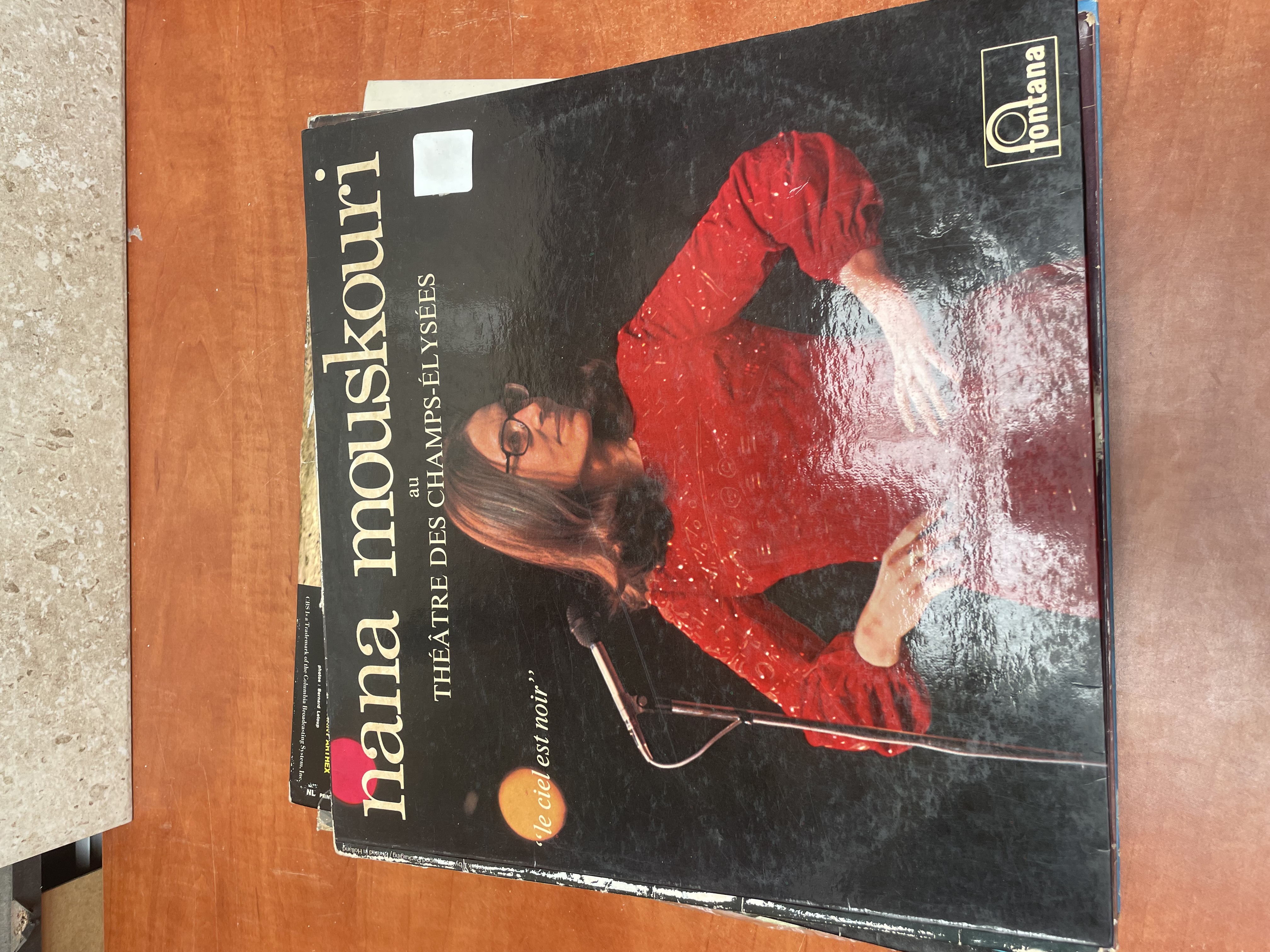 Vinyle Nana Mouskouri au Théâtre des Champs-Élysées