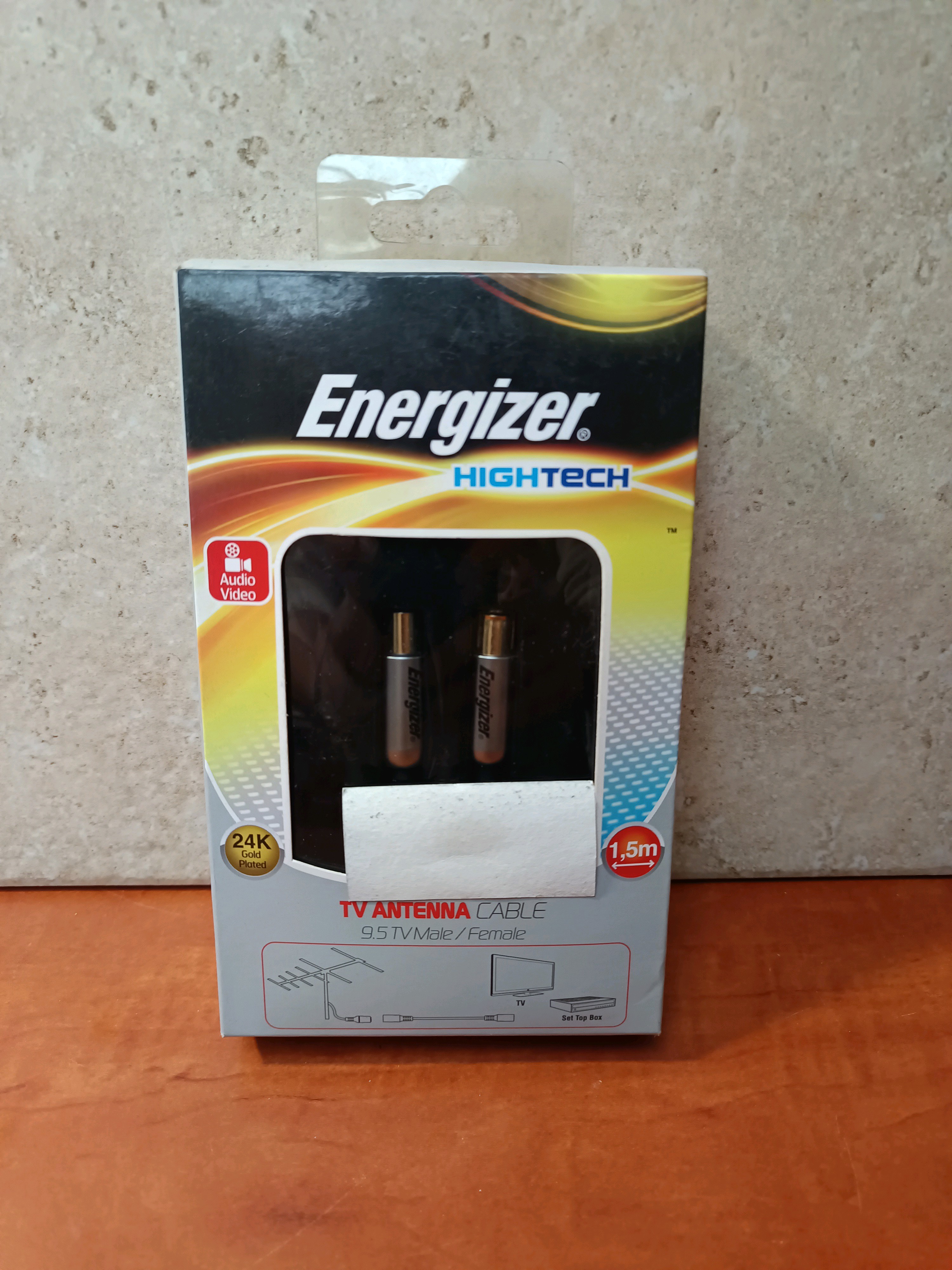 Energizer HighTech câble antenne TV 1,5 m (TV mâle/femelle)