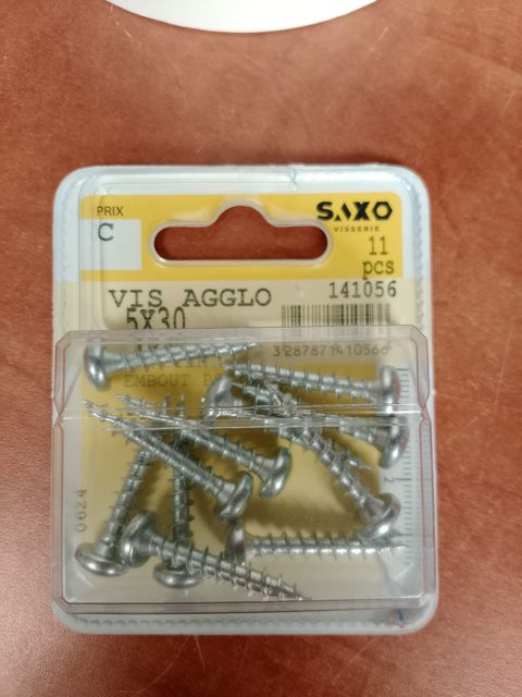 Saixo vis agglo 5x30 lot de 11