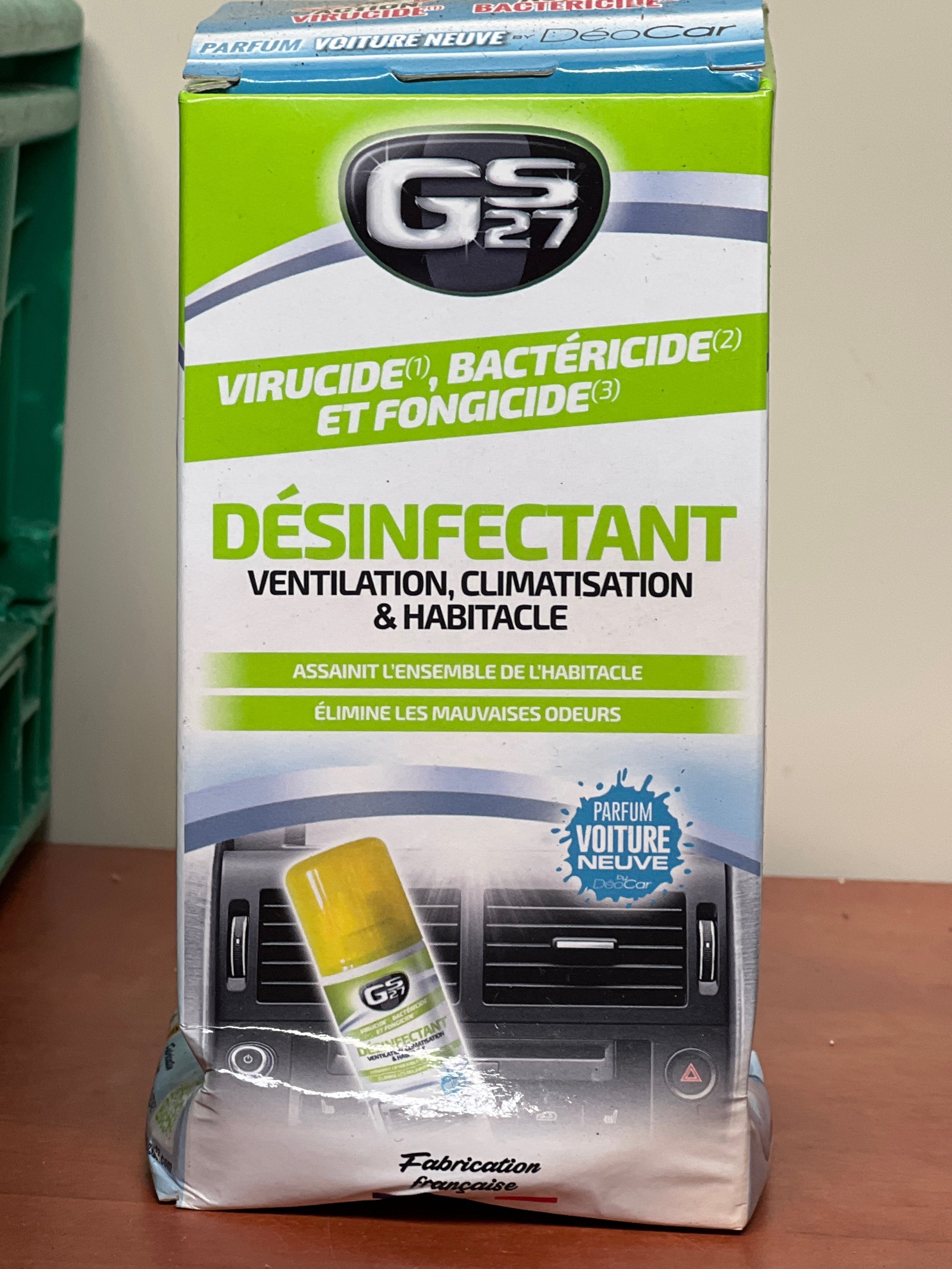 GS27 Désinfectant Ventilation, Climatisation & Habitacle