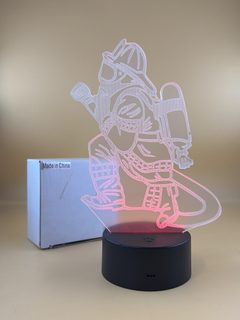 Lampe 3D décorative motif motocross