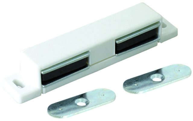 Loqueteau magnétique Vynex blanc double 2x5 kg