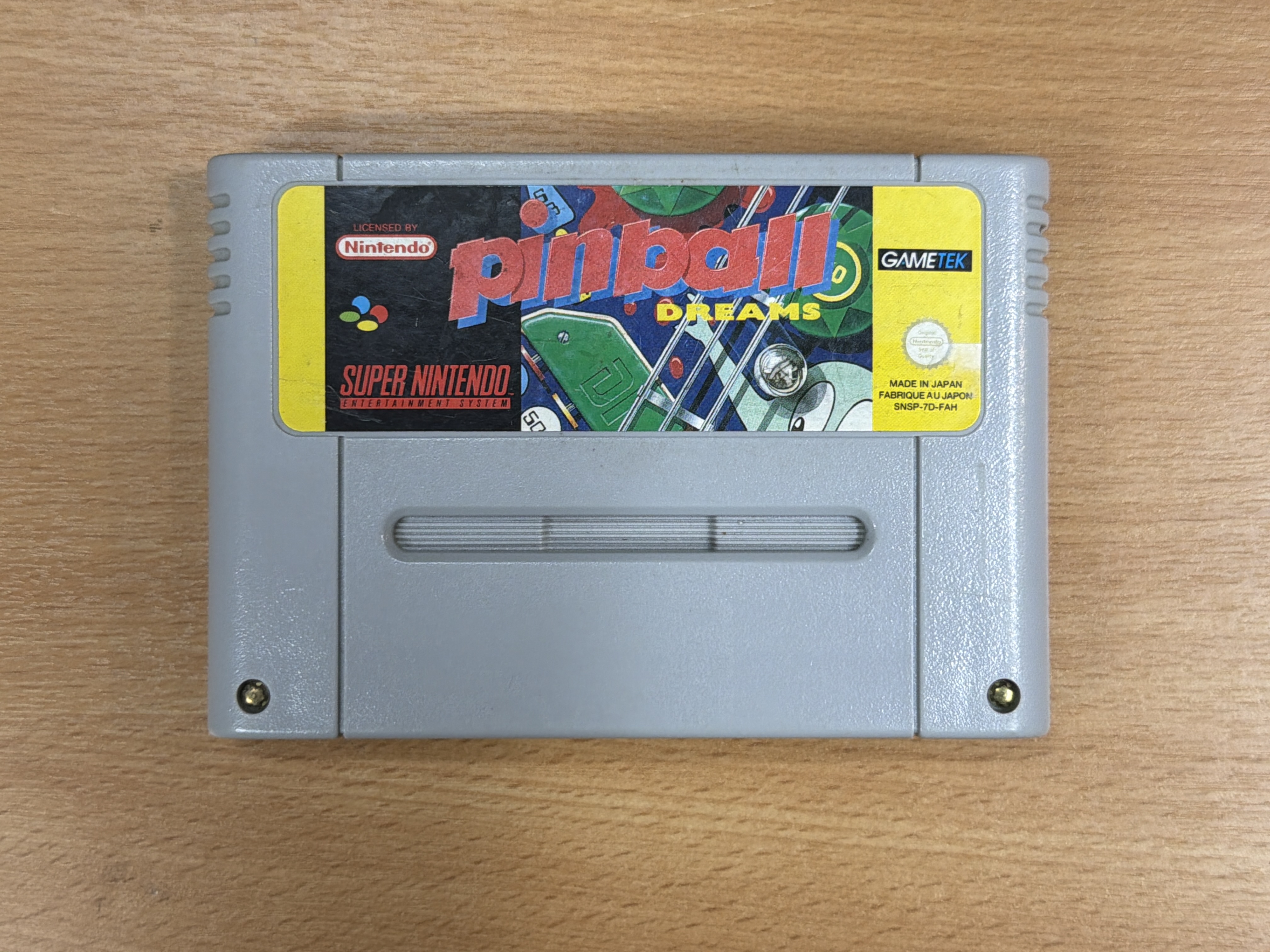Pinball Dreams Super Nintendo SNES