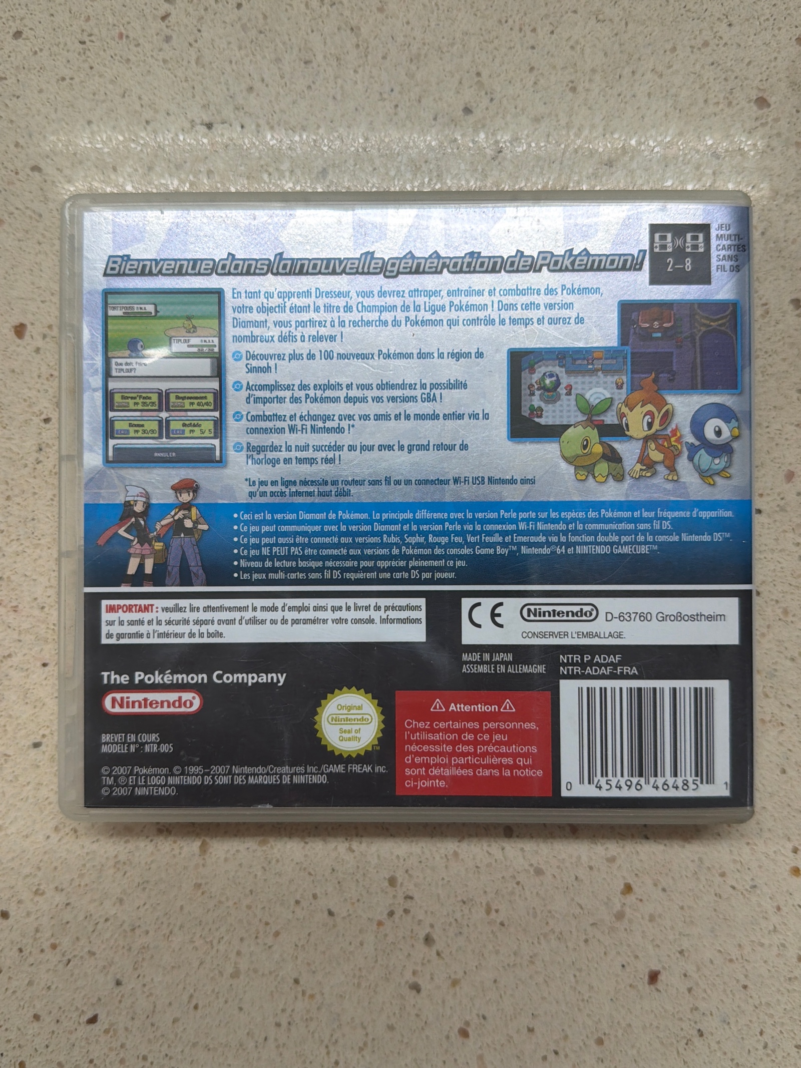 Jeu Nintendo DS - Pokémon Version Diamant — photo 3