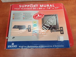 Support mural ERARD pour televiseur 36 a 44 cm / 14 a 17 pouces