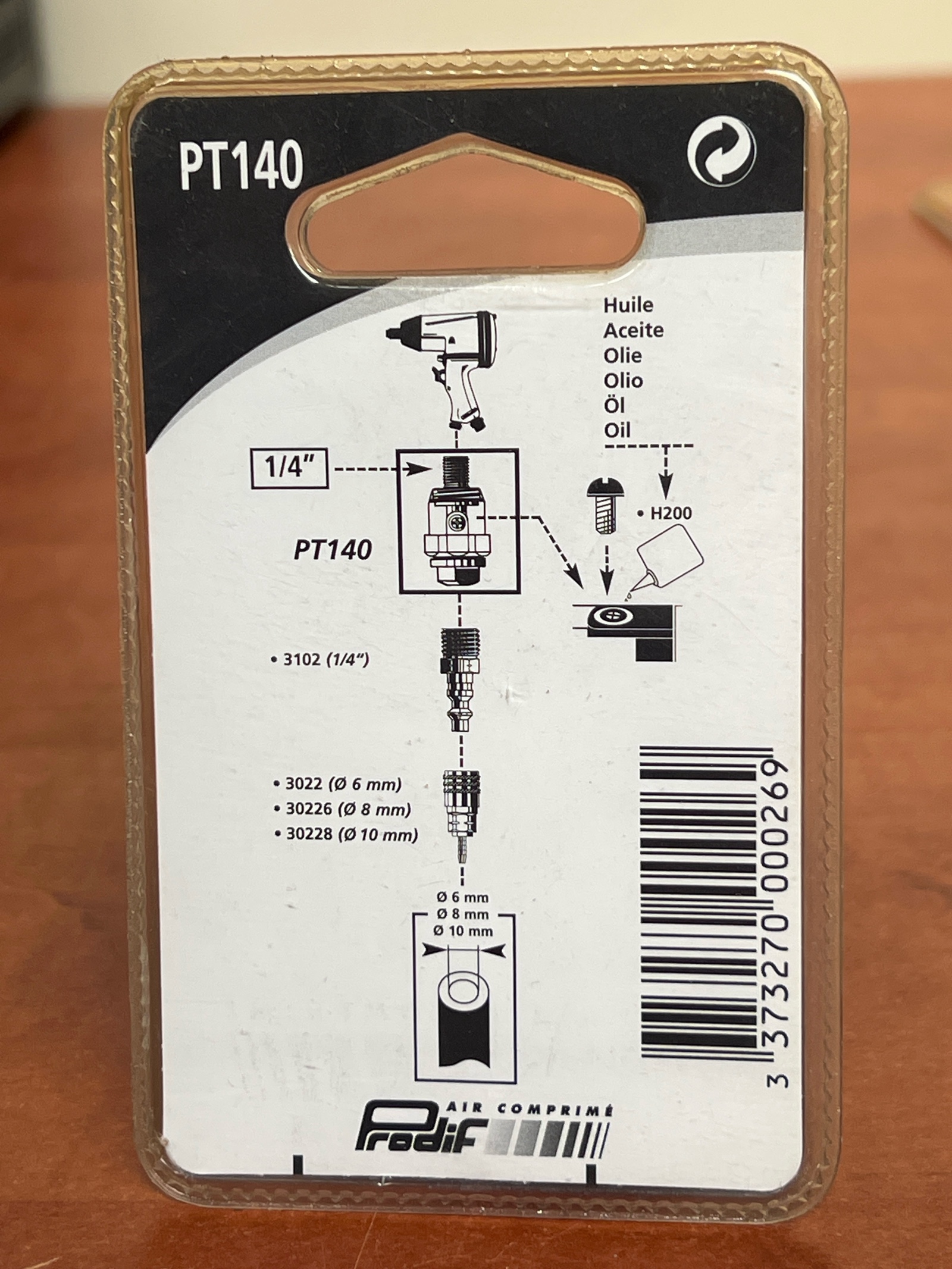 Mini-lubrificateur d'air PT140 — photo 2