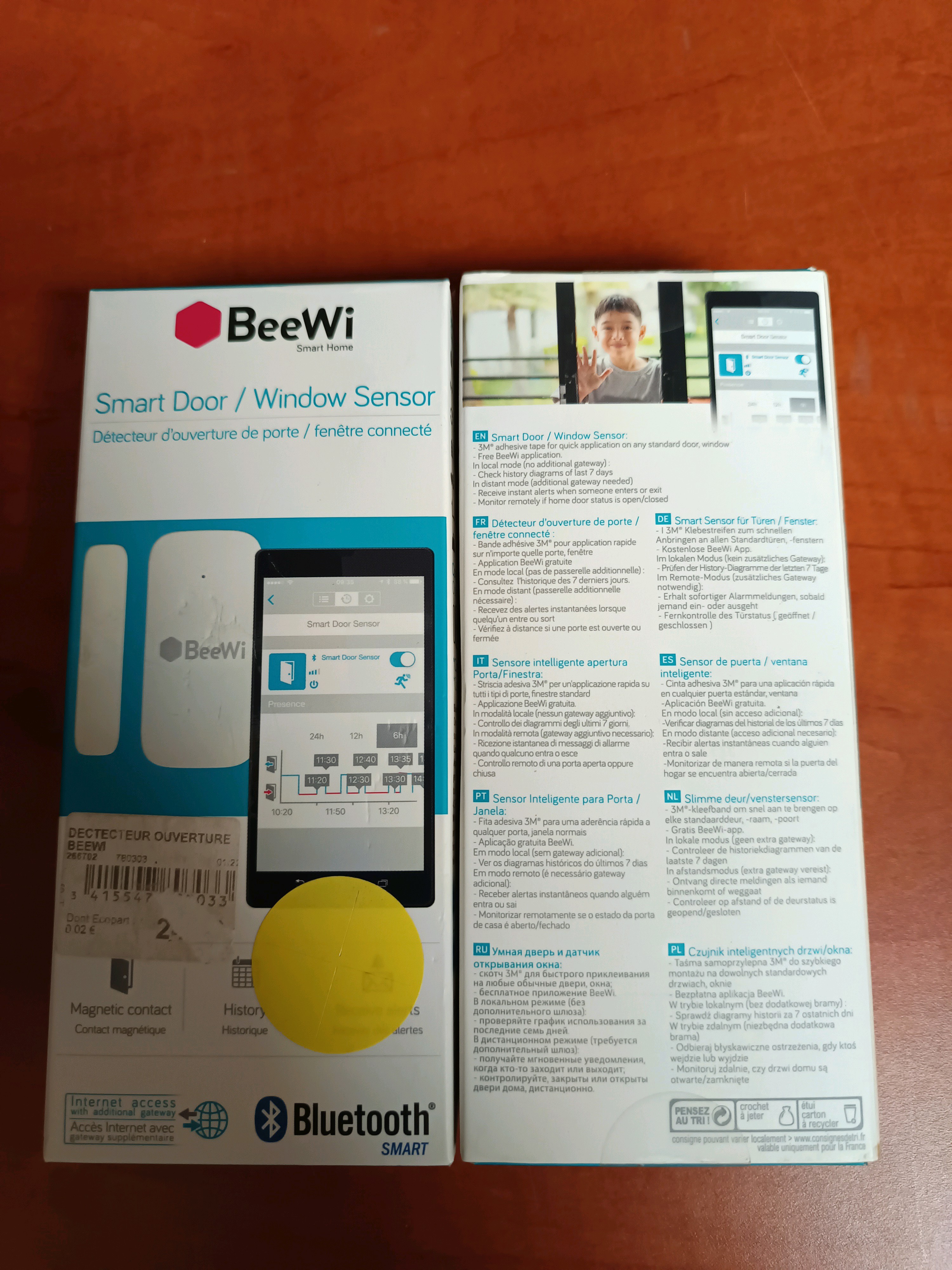 BeeWi Smart Door/Window Sensor – Détecteur d’ouverture porte/fenêtre Bluetooth Smart