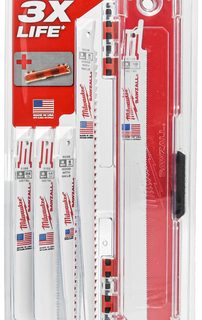 Set de 10 lames pour scie sabre Sawzall MILWAUKEE - 49222229