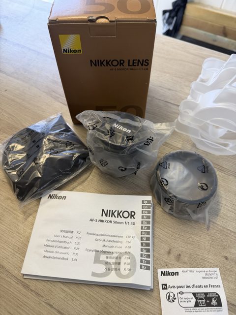 Nikon AF-S NIKKOR 50 mm f/1.4G (monture F)
