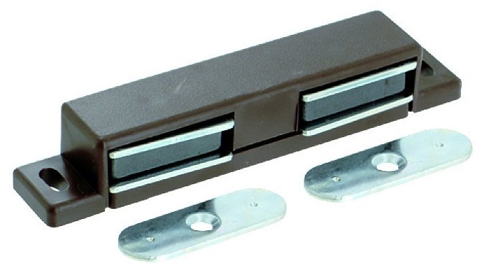 Loqueteau magnétique Vynex marron double 2x5 kg