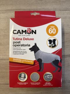 Camon Tutina Deluxe post operatoria, combinaison de protection post-opératoire pour chien, taille 60
