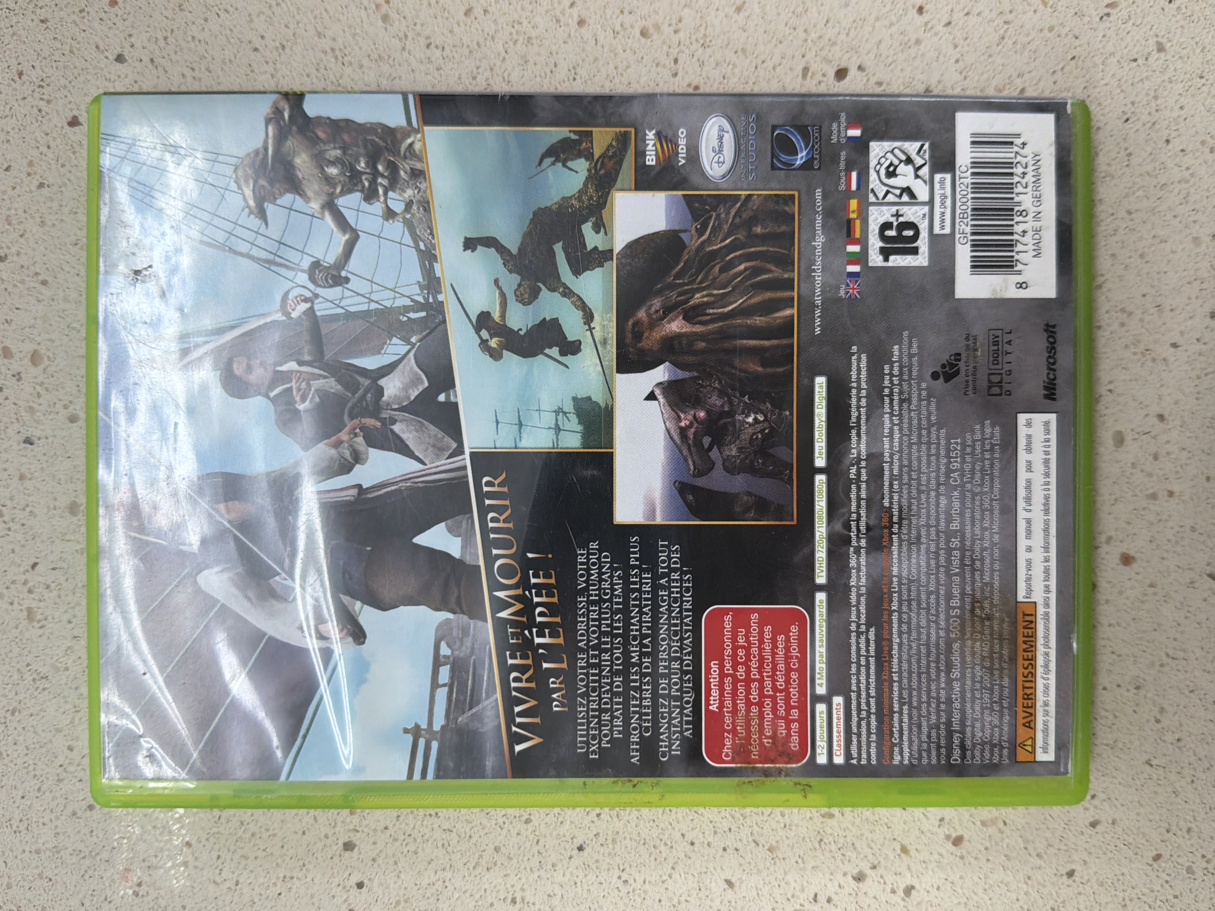 Pirates des Caraïbes Jusqu'au Bout du Monde Xbox 360 PAL — photo 2
