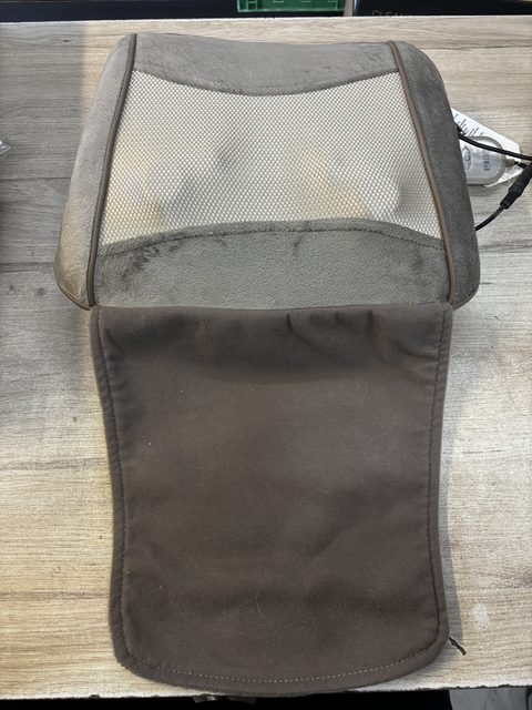 Coussin de massage électrique avec housse rabattable