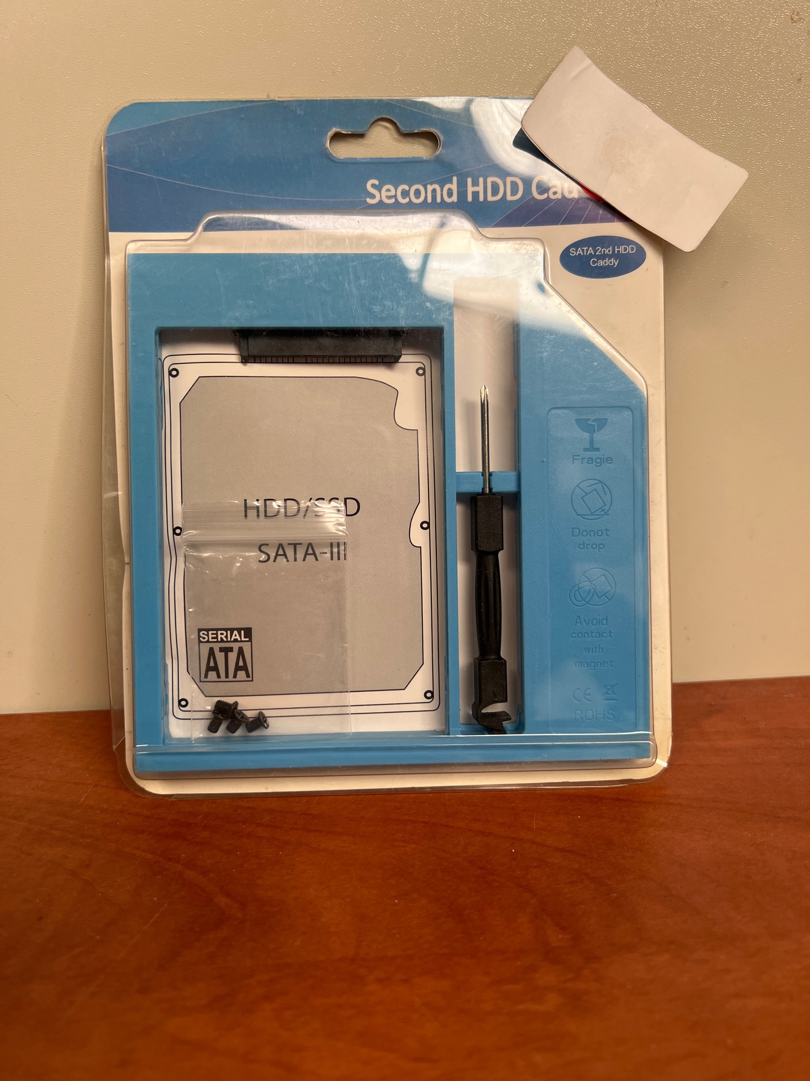 Second HDD Caddy SATA-III pour HDD/SSD (Serial ATA)