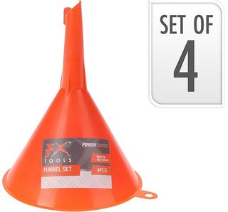 FX Tools lot de 4 entonnoirs orange