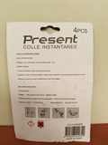 Present colle instantanée cyanoacrylate lot de 4 tubes 3 g — photo 2