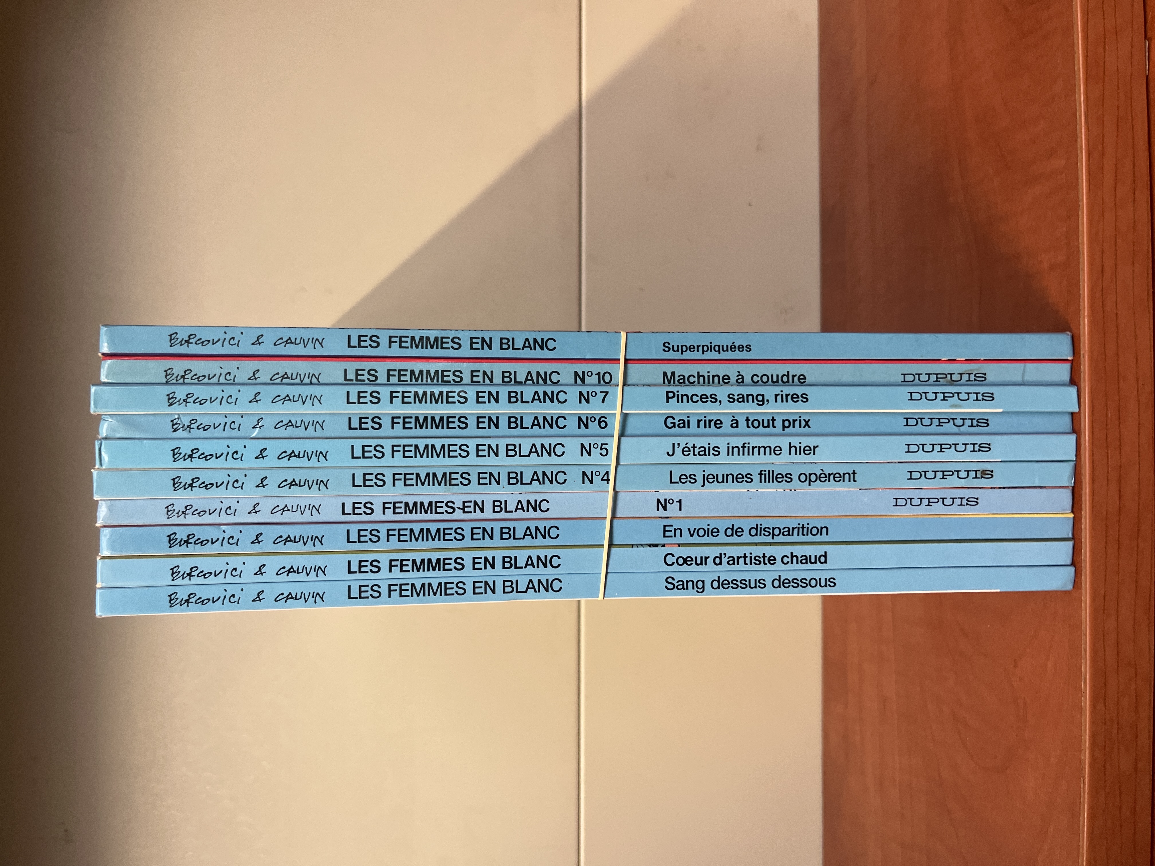 Dupuis - Les Femmes en Blanc - tomes 1, 4, 5, 6, 7, 10