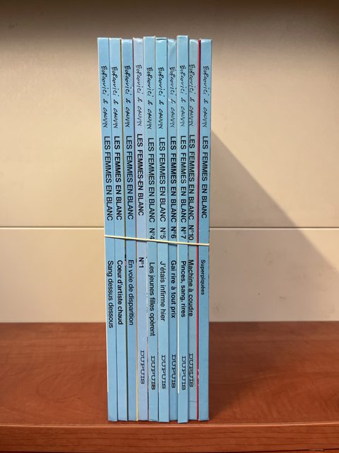 Dupuis - Les Femmes en Blanc - tomes 1, 4, 5, 6, 7, 10
