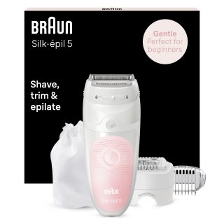 Braun Silk-Épil 5 Sensosmart 5/620 - Épilateur - Sans Fil - Flamingo
