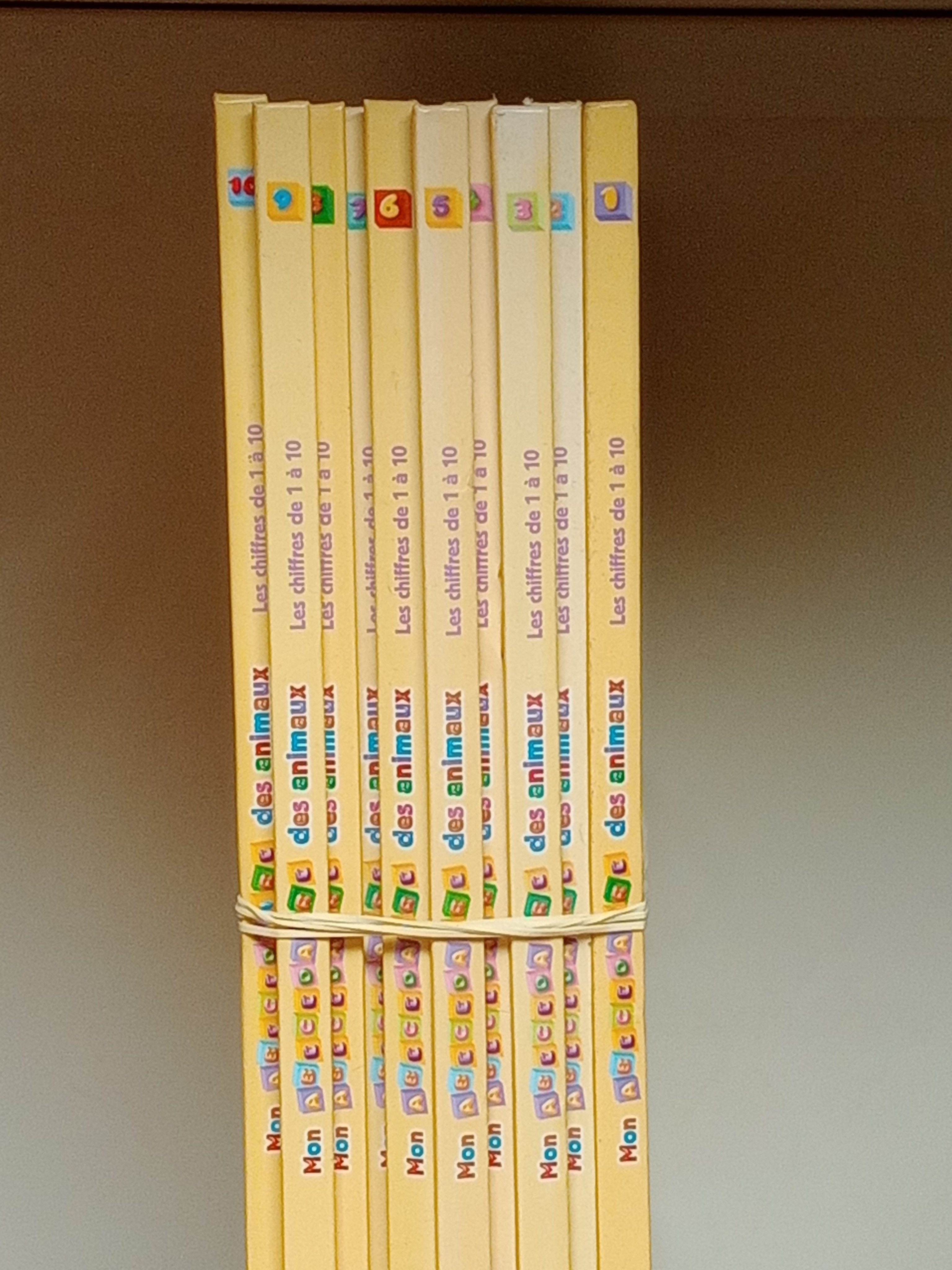 Lot 10 livres Hachette chiffres 1 à 10 animaux enfant — photo 2