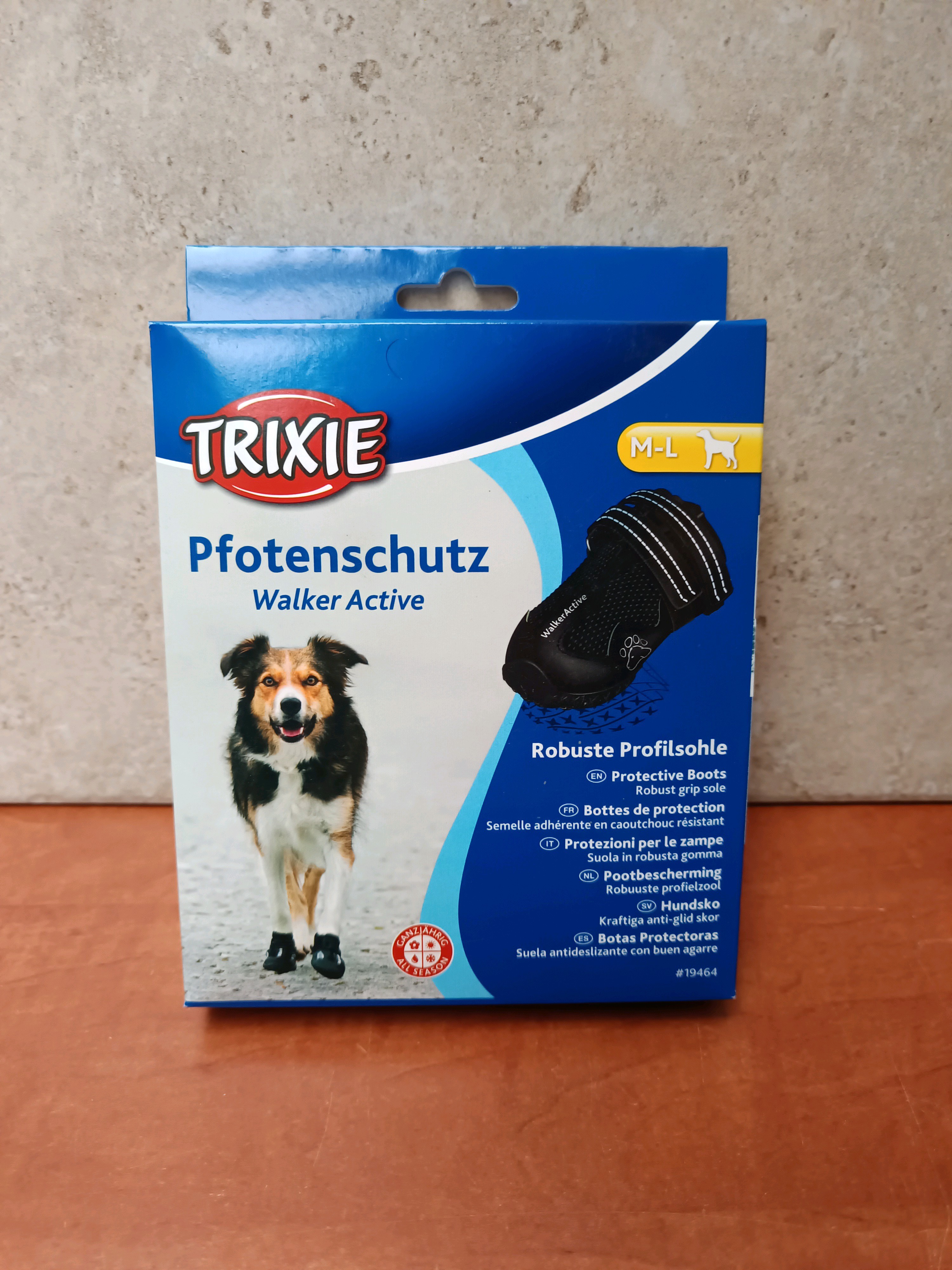 Trixie Pfotenschutz Walker Active – bottes de protection pour chien (taille M-L)