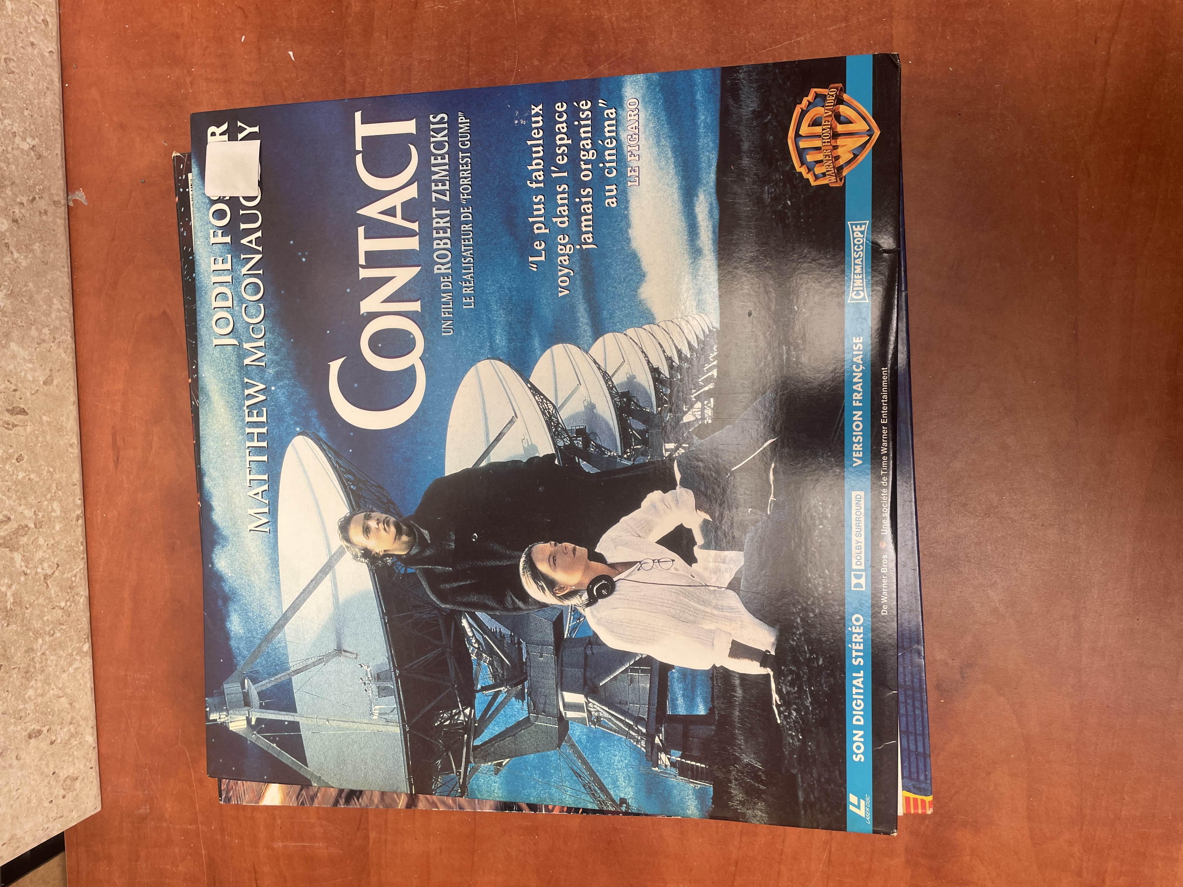 Contact version française LaserDisc