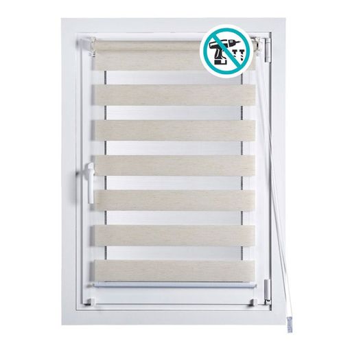 Store enrouleur Stor Planet Clip&Fix Jour/Nuit 120 x 180 cm