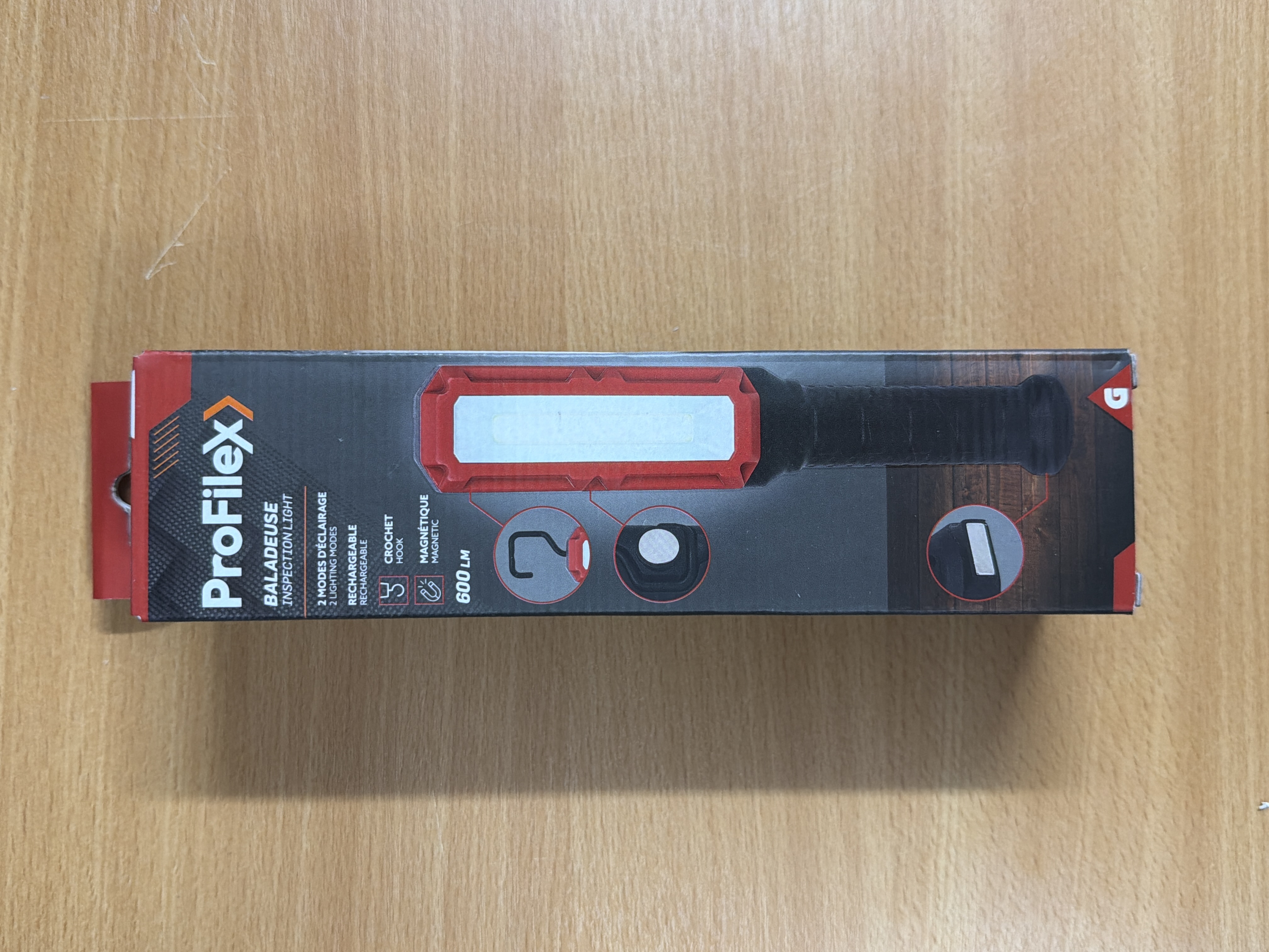 Baladeuse d’inspection ProFilex 600 lm rechargeable