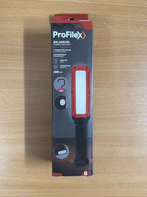 Baladeuse d’inspection ProFilex 600 lm rechargeable