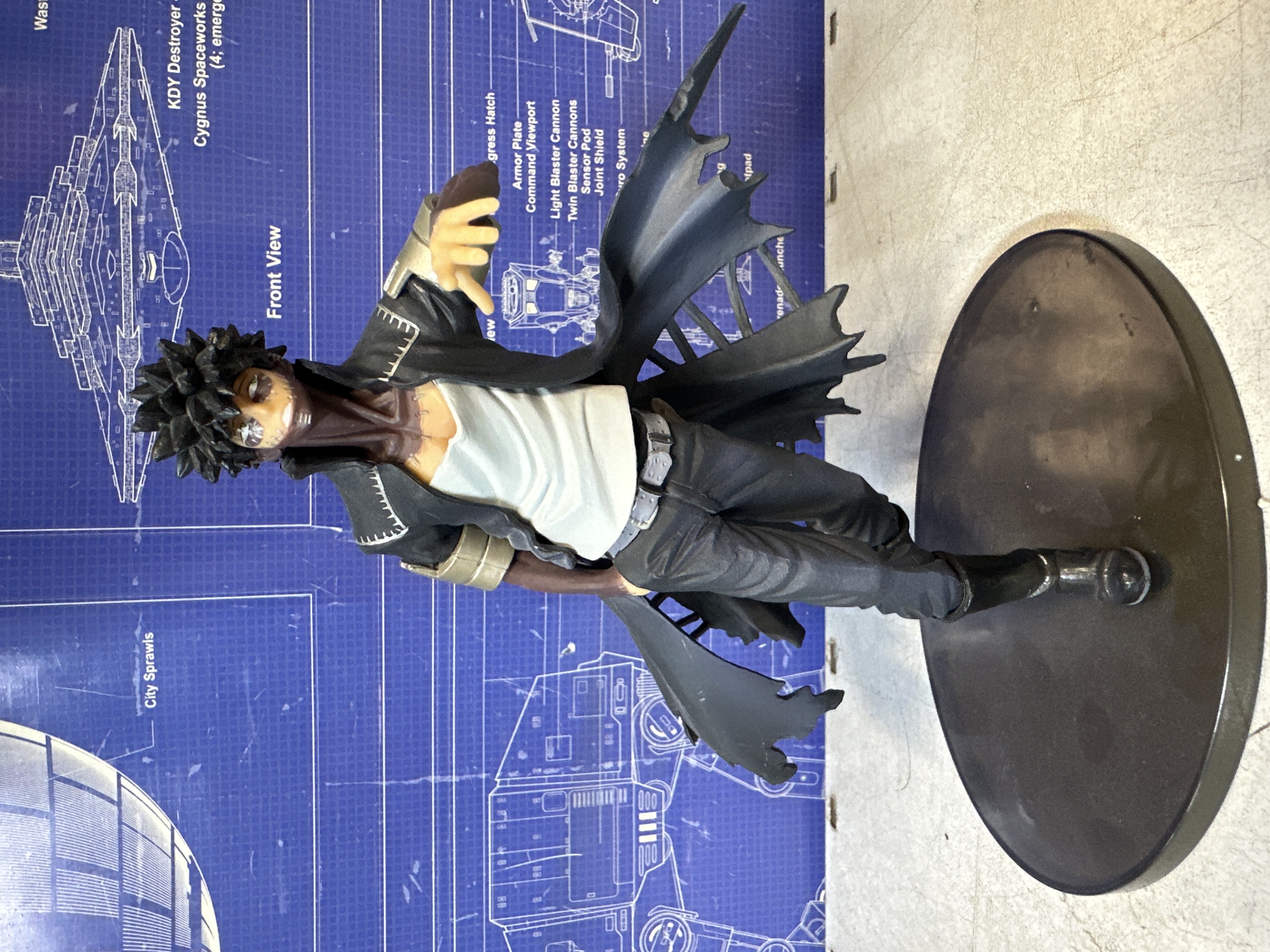 Figurine Dabi My Hero Academia avec socle