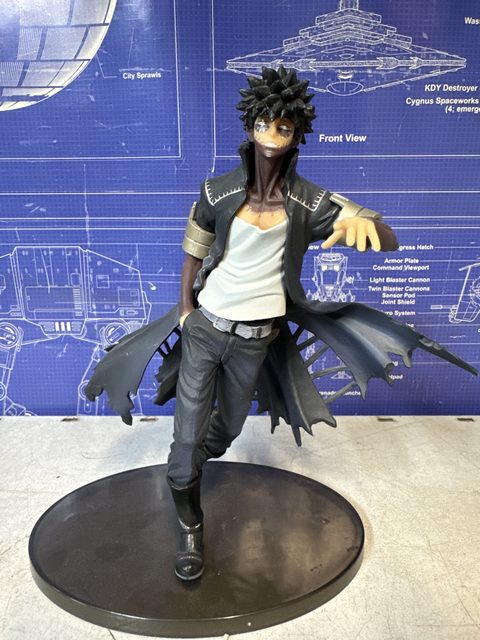 Figurine Dabi My Hero Academia avec socle