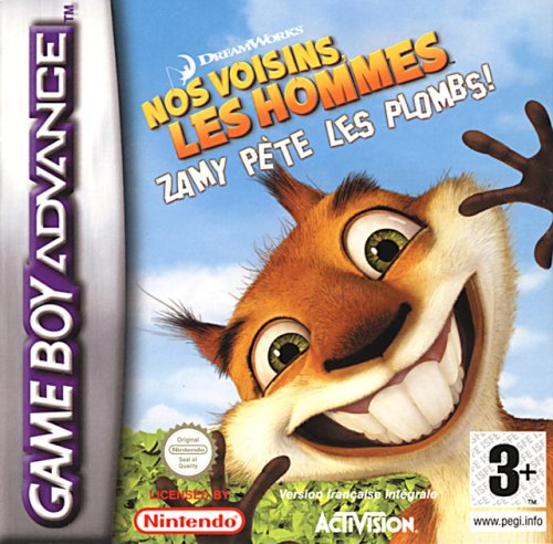 Nos Voisins Les Hommes - Zamy Pète Les Plombs Game Boy Advance