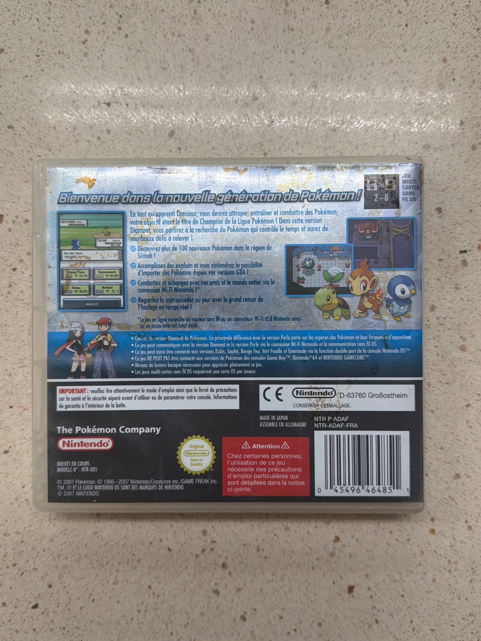 Jeu Nintendo DS - Pokémon Version Diamant — photo 2