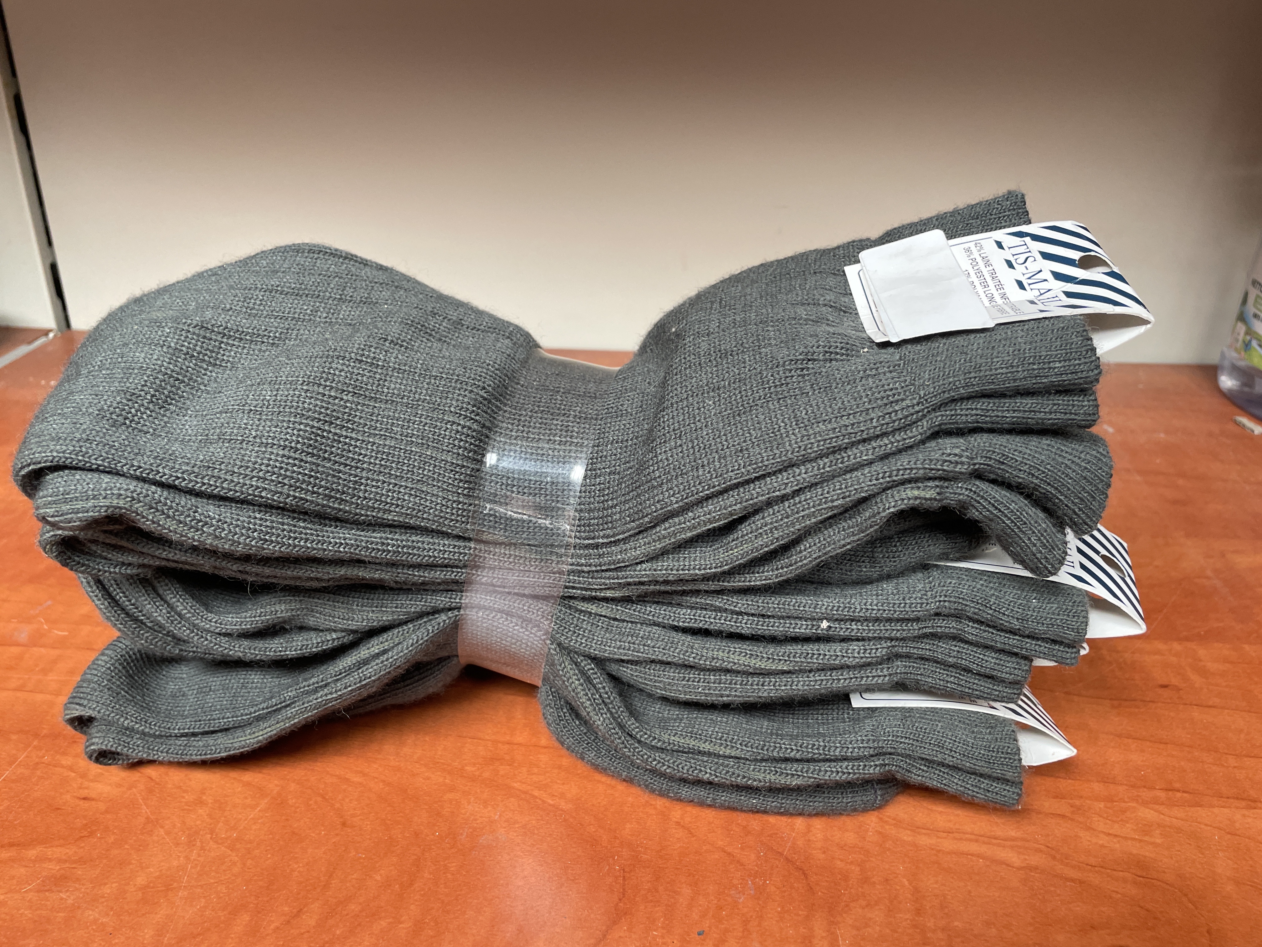 Lot de 4 paires de chaussettes Tis-Mail 42/44 gris foncé — photo 2