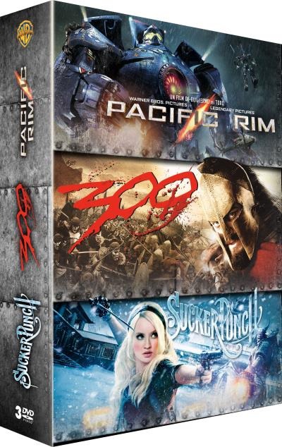 Coffret DVD Pacific Rim + 300 + Sucker Punch