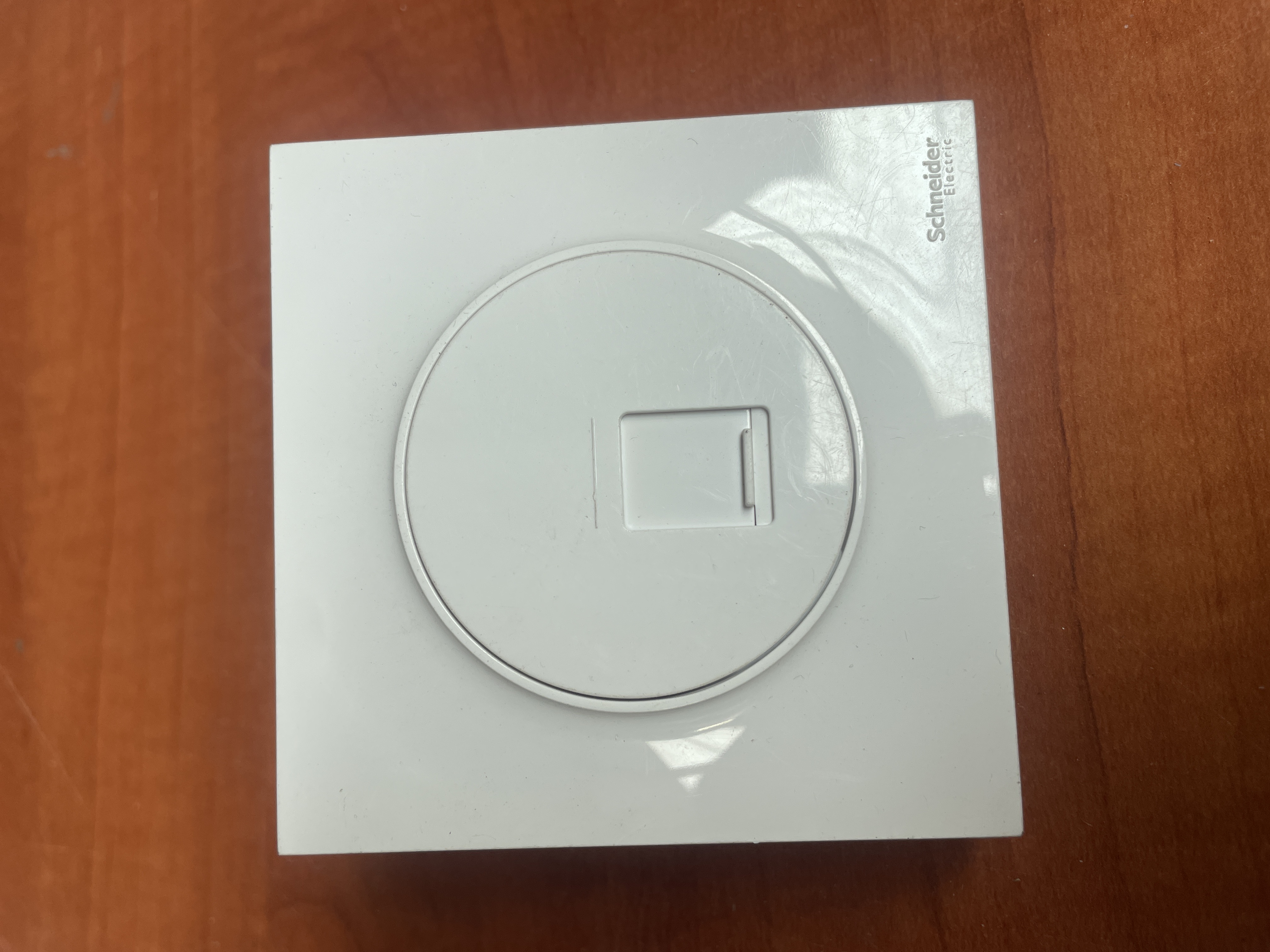 Prise RJ45 murale Schneider Electric blanche
