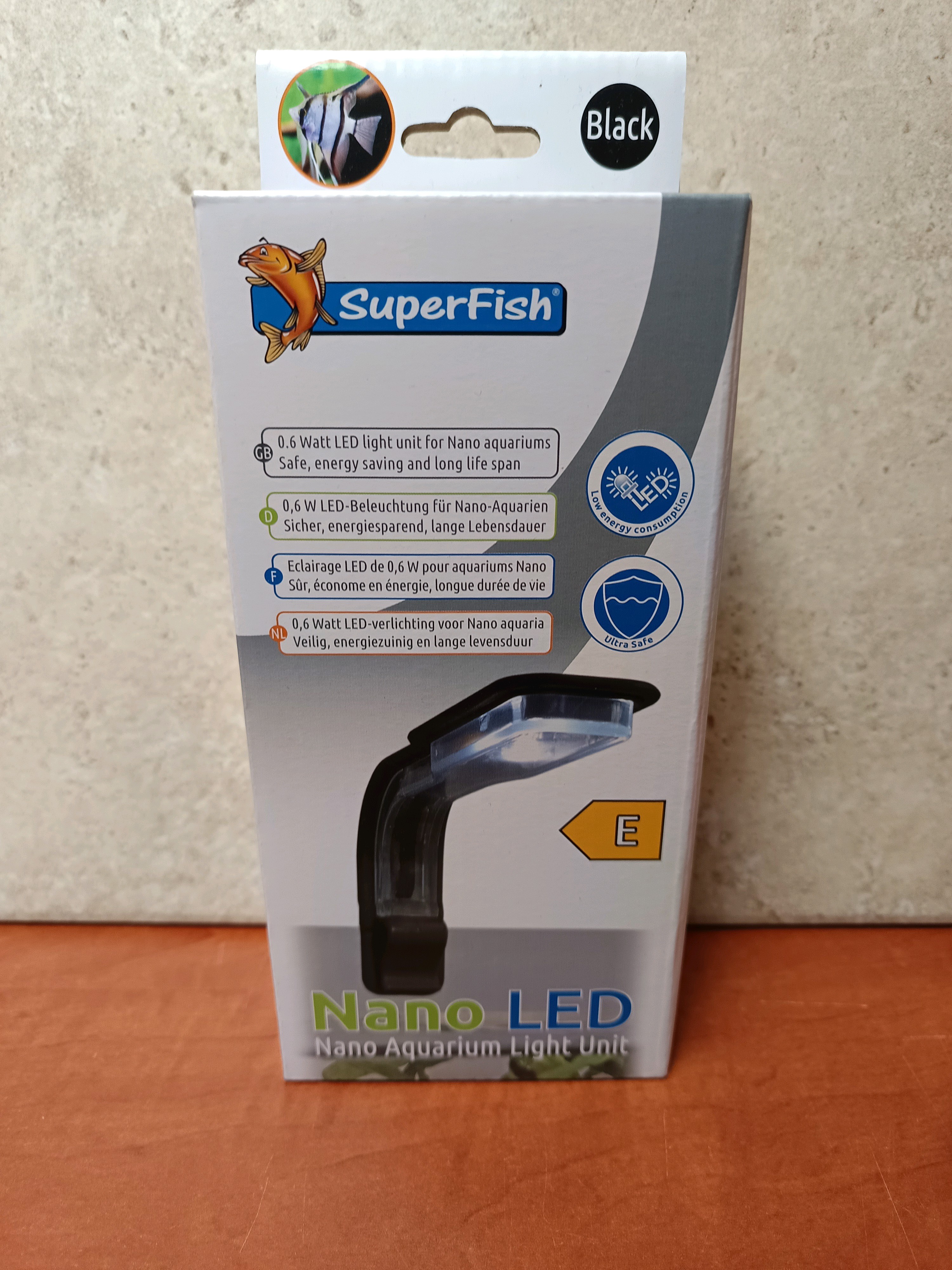 SuperFish Nano LED — Éclairage pour nano aquarium (noir)