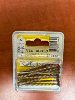 Vis agglo Pozi T.F. acier bichromaté 4 x 60 mm