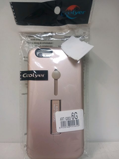 Coque Coolyer pour iPhone 6 (6G) avec support, rose