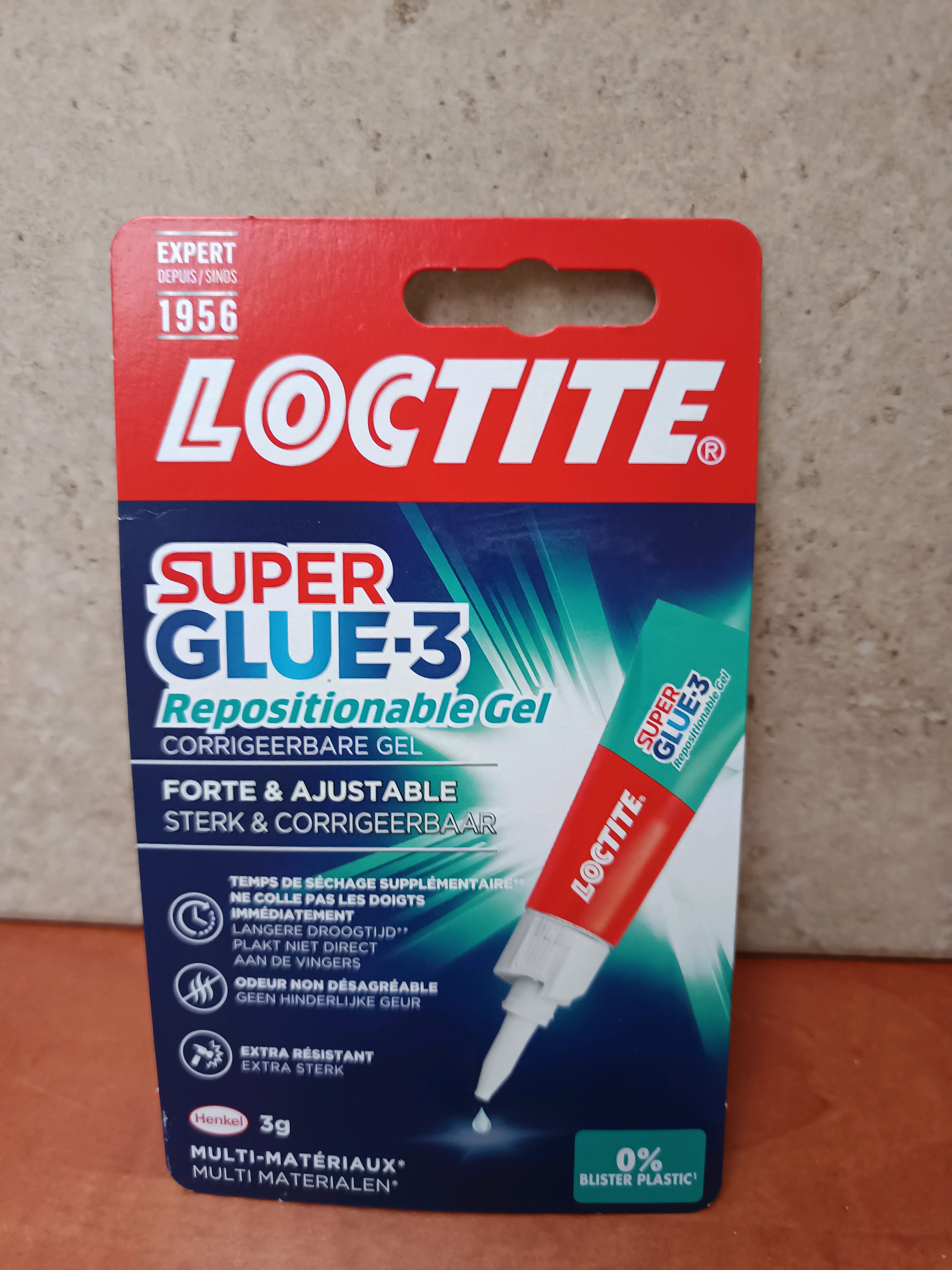 Loctite Super Glue-3 Gel repositionnable 3 g
