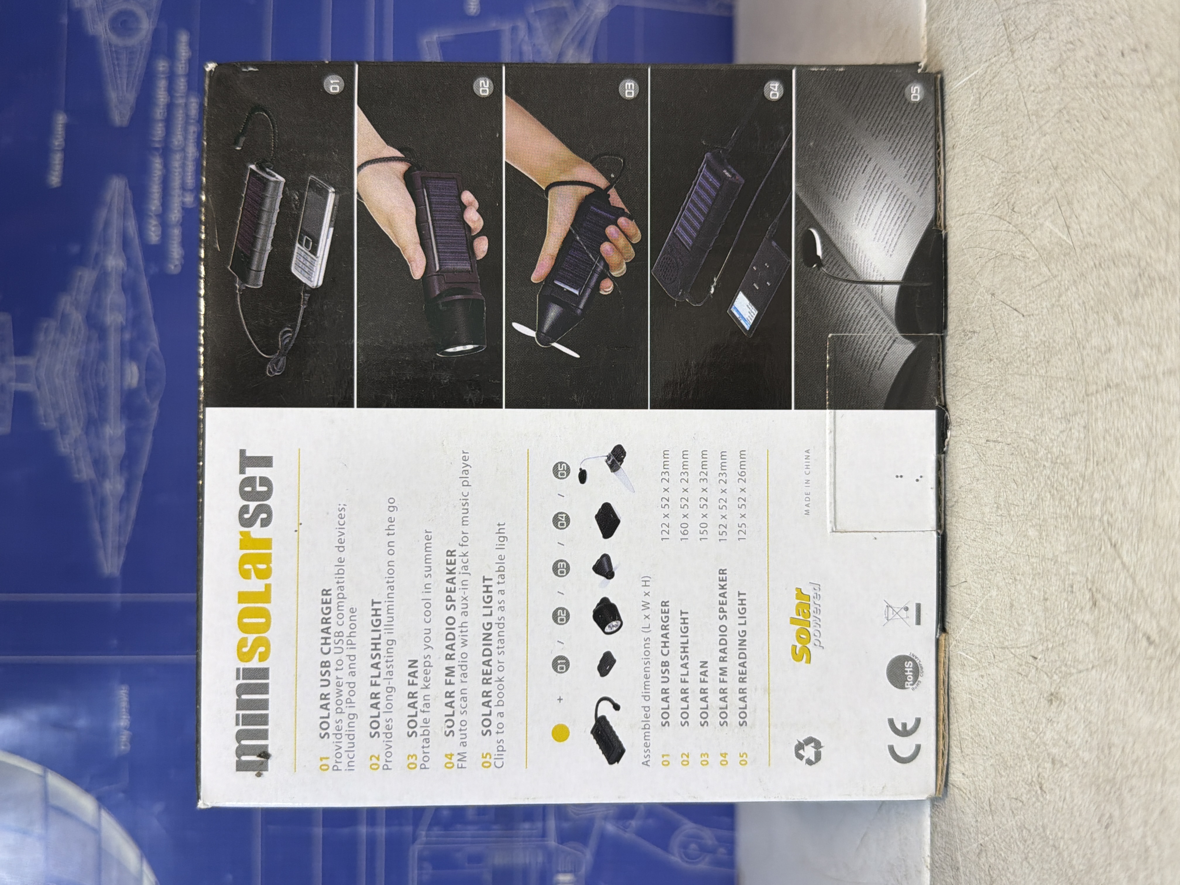 Mini Solar Set chargeur solaire lampe radio FM — photo 2