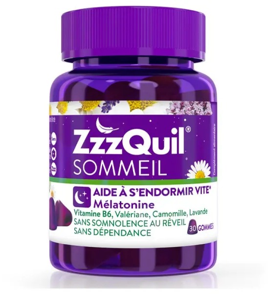 ZzzQuil Sommeil fruits des bois 30 gommes