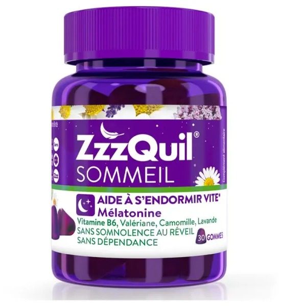 ZzzQuil Sommeil fruits des bois 30 gommes