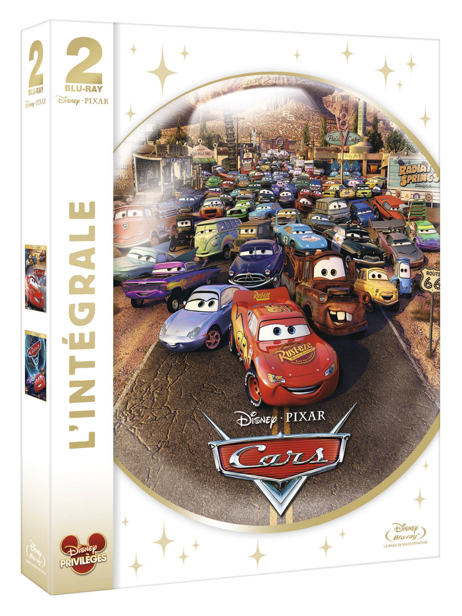 Cars, Quatre Roues + Cars 2 - Blu-Ray